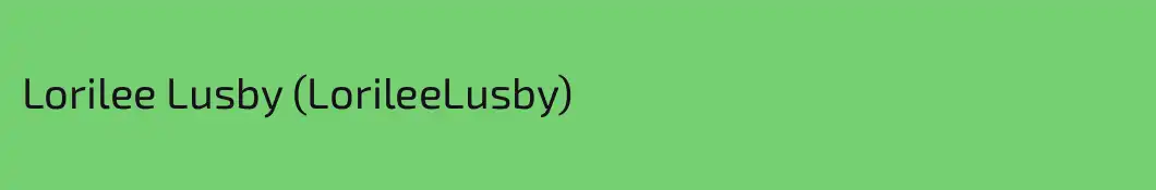 Lorilee Lusby (LorileeLusby)